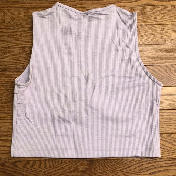 Simon’s Icone ribbed corset cami in MAUVE - Picture 3 of 6